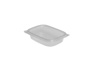 Feinkostbecher, 125cc. eckig Kombi-Verpackung 250stk. Karton