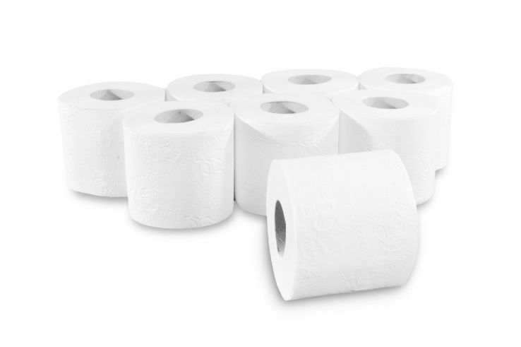 Toilettenpapier 3-lagig 8 Rollen Pack 8 Stk. 64 Rollen